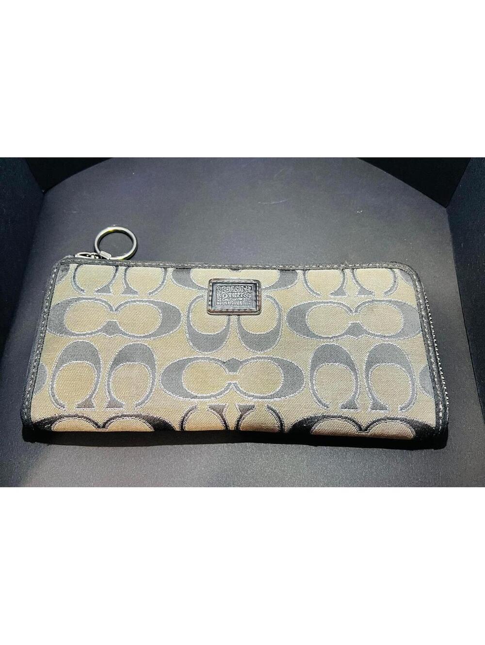 Coach Poppy Wallet  Y2K Silver Wallet Slim Luxury